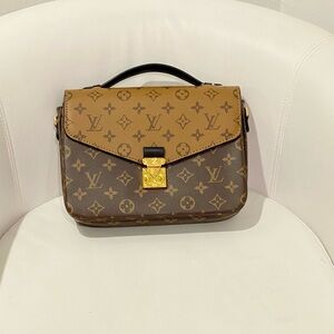 Louis Vuitton Tan and Brown Monogram Crossbody Bag